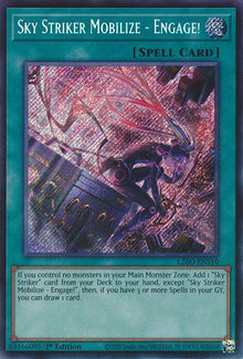 Sky Striker Mobilize - Engage!( Alternate Art | Secret Rare) Legendary Modern Decks 2026