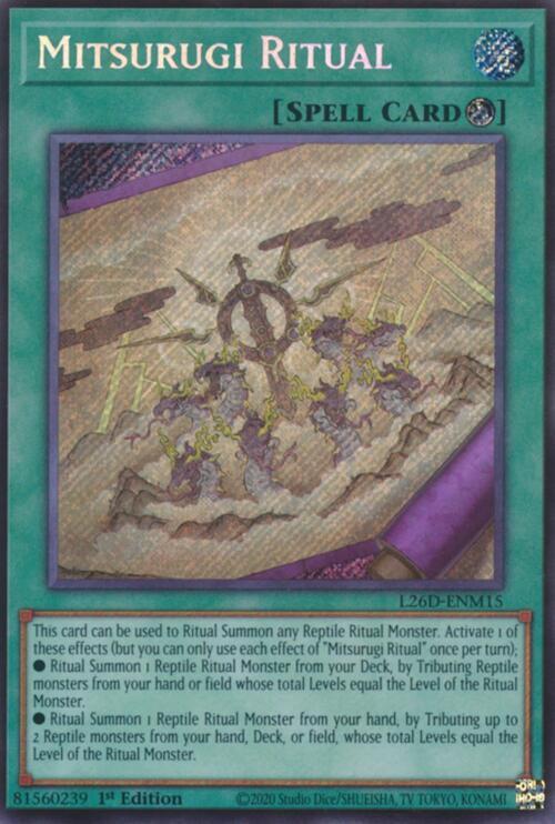 Mitsurugi Ritual(Secret Rare) Legendary Modern Decks 2026