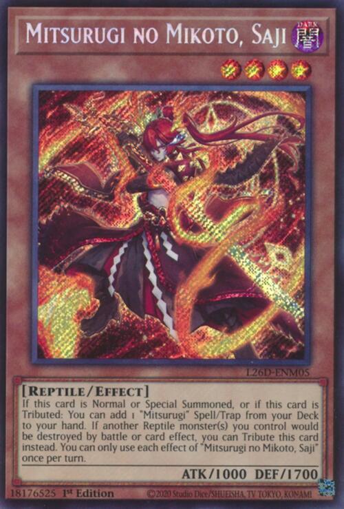 Mitsurugi no Mikoto, Saji(Secret Rare) Legendary Modern Decks 2026