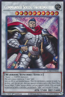 Commander Souza, Swordmaster(Secret Rare) Legendary Modern Decks 2026