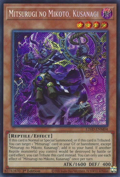 Mitsurugi no Mikoto, Kusanagi(Secret Rare) Legendary Modern Decks 2026