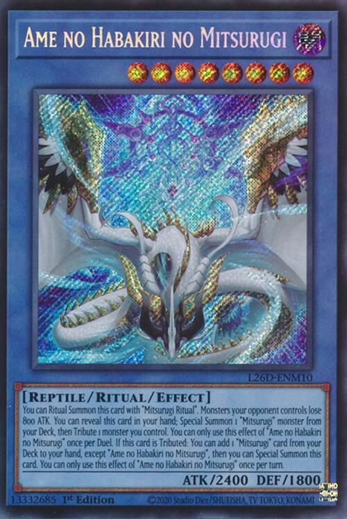 Ame no Habakiri no Mitsurugi (Secret Rare) Legendary Modern Decks 2026